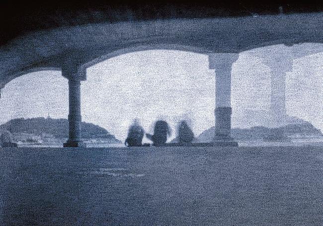 Fotografías tomadas con cámara estenopeica en San Sebastián y Zarautz.